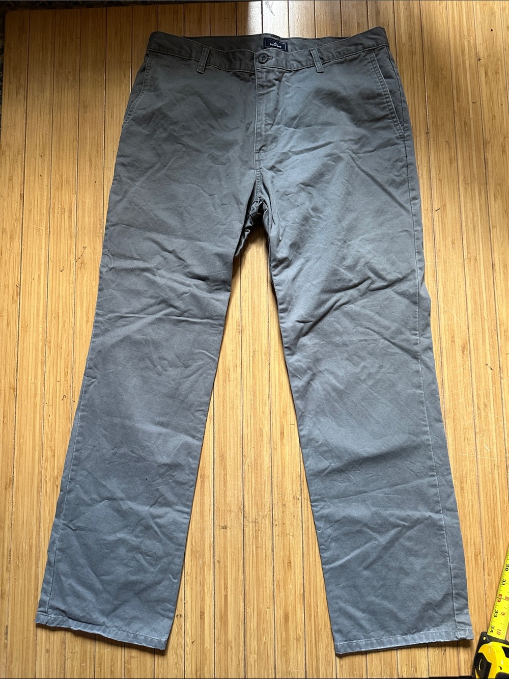 Dockers Men's Gray Casual Chino Pants Gray 34x31